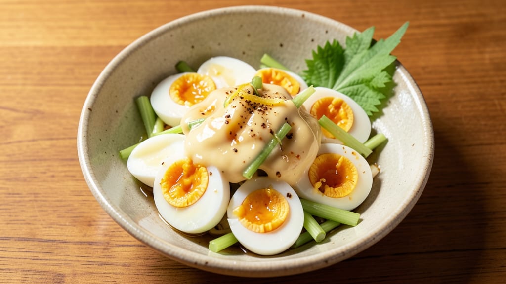 Traditional Japanese Egg Salad Recipe: Silky Mayonnaise and Crisp Celery Fusion