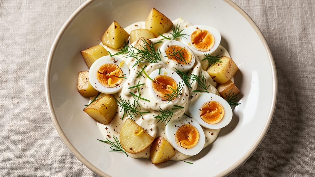 Chef Gordon Ramsay's Potato Salad Recipe: Herb-Infused Cream Cheese With Crisp Celery Crowns