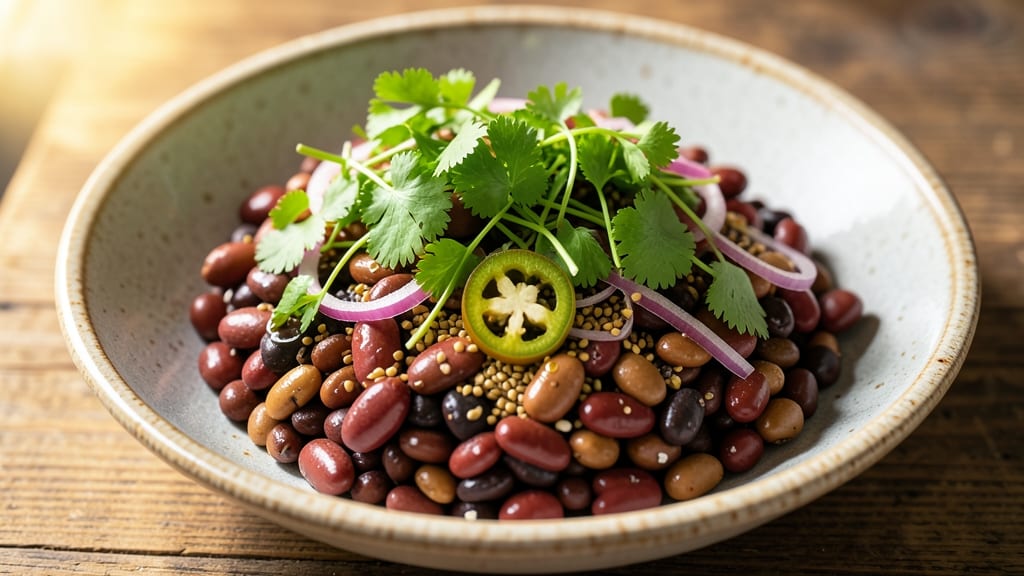 Zonya Foco's 3 Bean Salad Recipe: Bold Spice and Crunch Without Mayo Cling