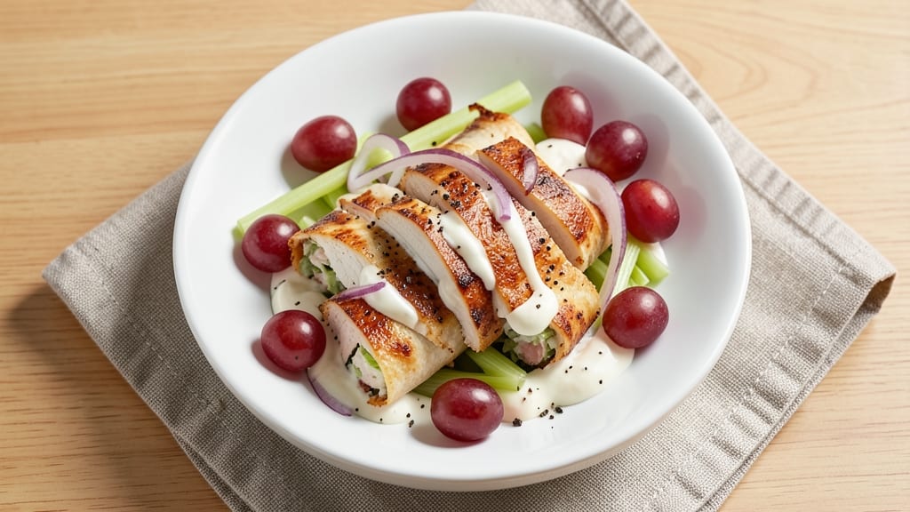 Chicken Salad Roll-Ups Recipe: Crisp Tortilla Wraps With Juicy Chicken Bites