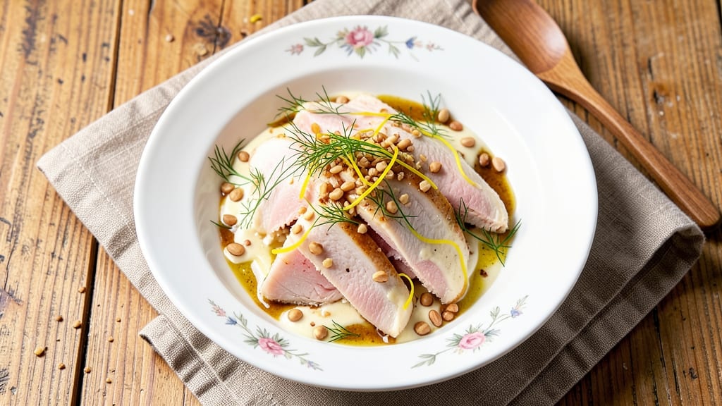 Chicken Salad With Pine Nuts Recipe: Nutty Crunch Meets Herbed Creaminess