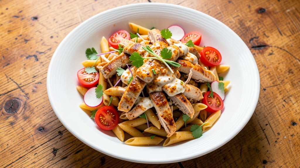 Chipotle Chicken Pasta Salad Recipe: Smoky Spice and Crisp Celery Crowns