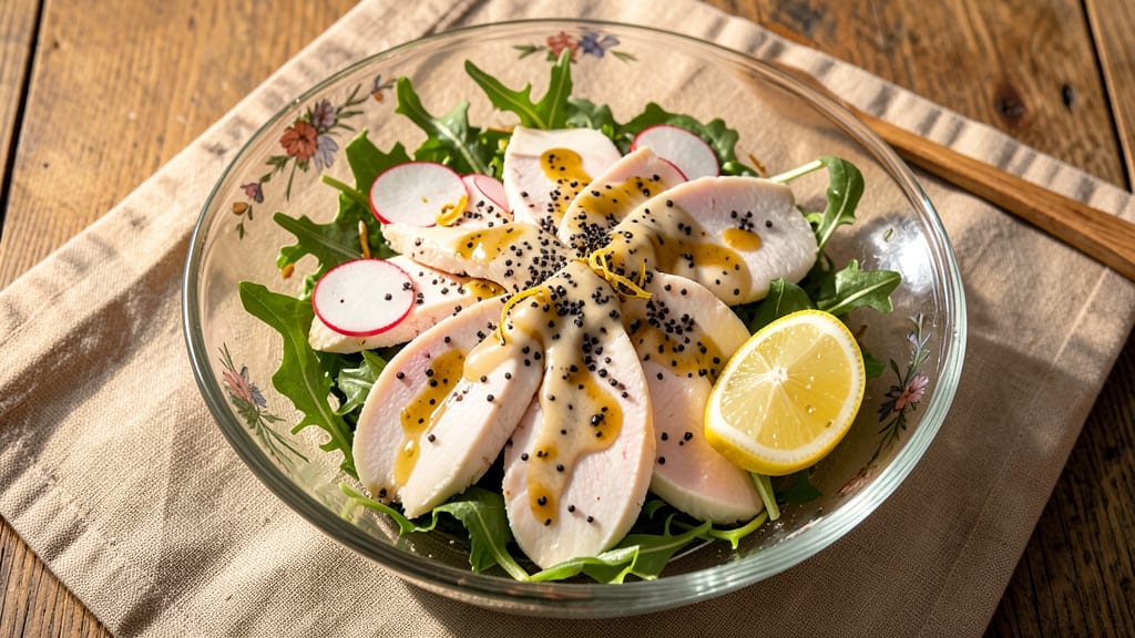 Chicken Salad Recipe With Poppy Seed Dressing: Nutty Creaminess and Crunchy Celery Crowns