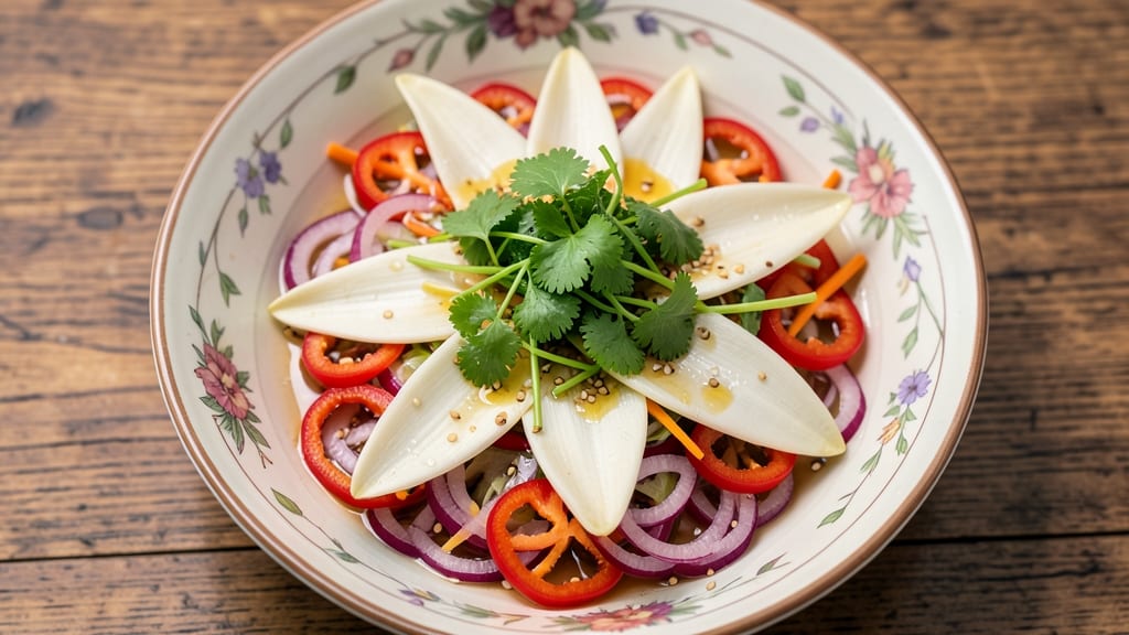Vietnamese Banana Flower Salad Recipe: Crisp-Tender Bites with Tangy Lime Zest