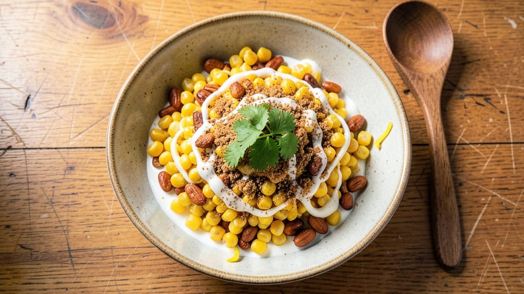 Sweet Corn Salad Indian Recipe: Tangy Yogurt and Toasted Peanut Crunch Fusion