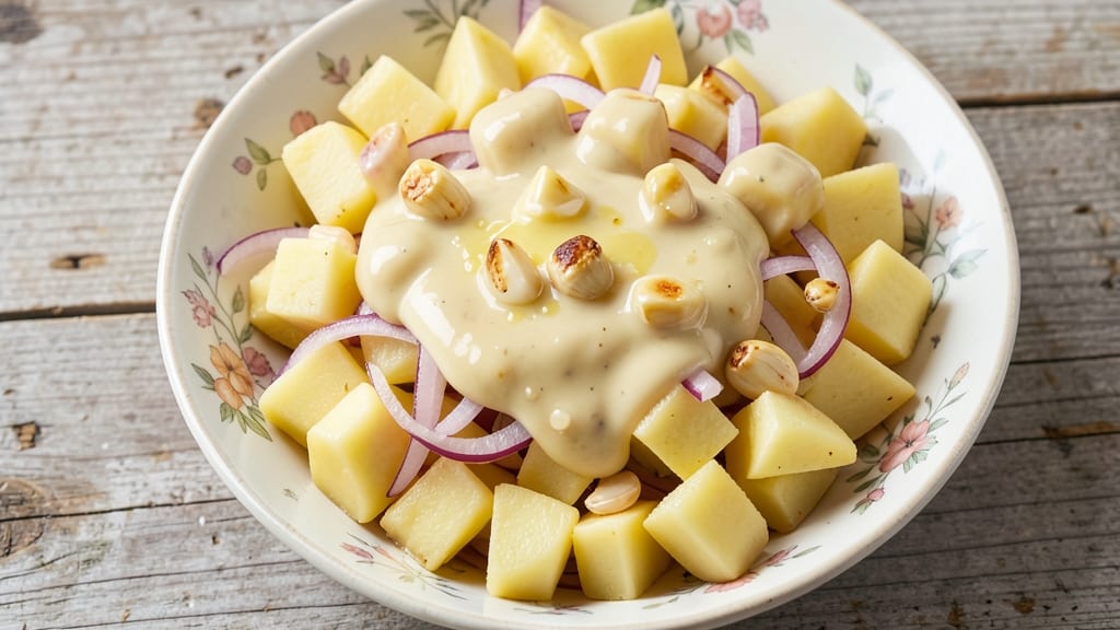 Aioli Potato Salad Recipe: Garlicky Mayo Magic With Crisp Celery Crowns
