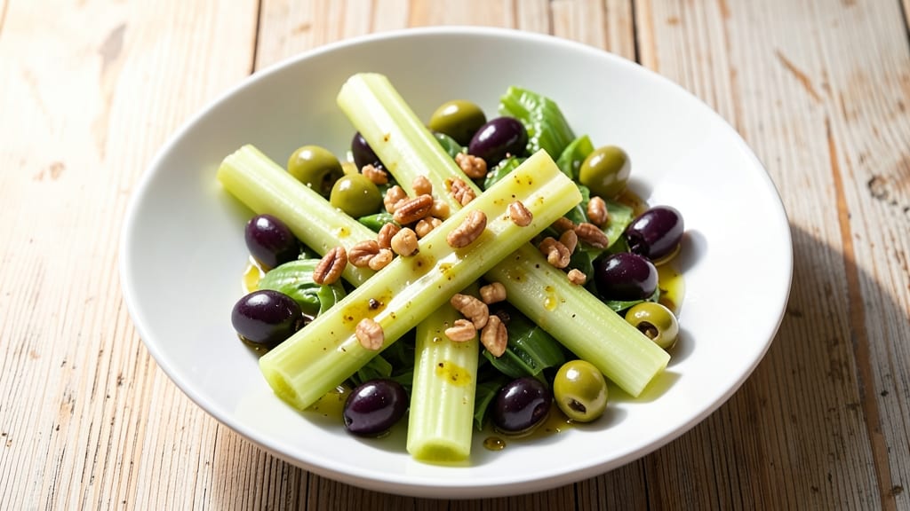 Celery and Olive Salad Recipe: Bright, Crunchy, and Mediterranean-Inspired
