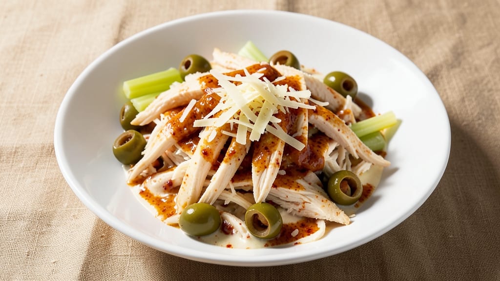 Chick Spicy Pimento Cheese Chicken Salad Recipe: Crunchy Celery Crowns and Bold Southern Heat