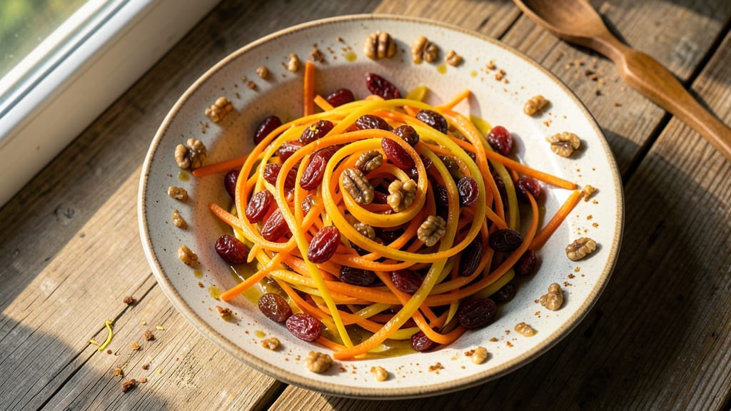 Vegan Carrot Raisin Salad Recipe: Sweet-Tart Balance With Toasted Nuts