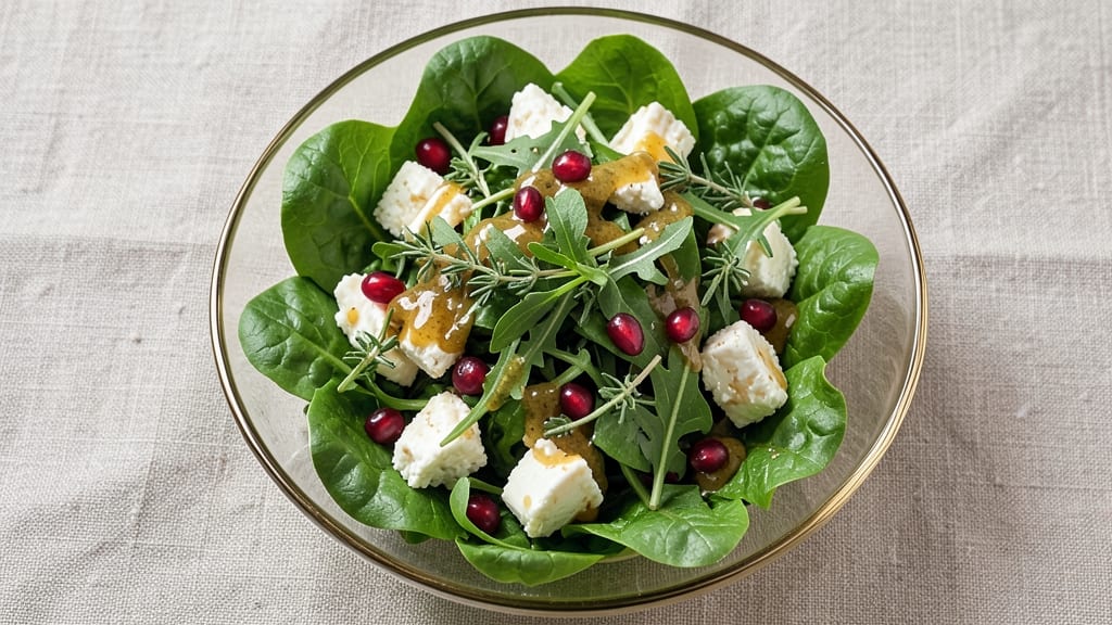 Christmas Tossed Salad Recipe: Festive Crunch and Creamy Herb Cheese Twist