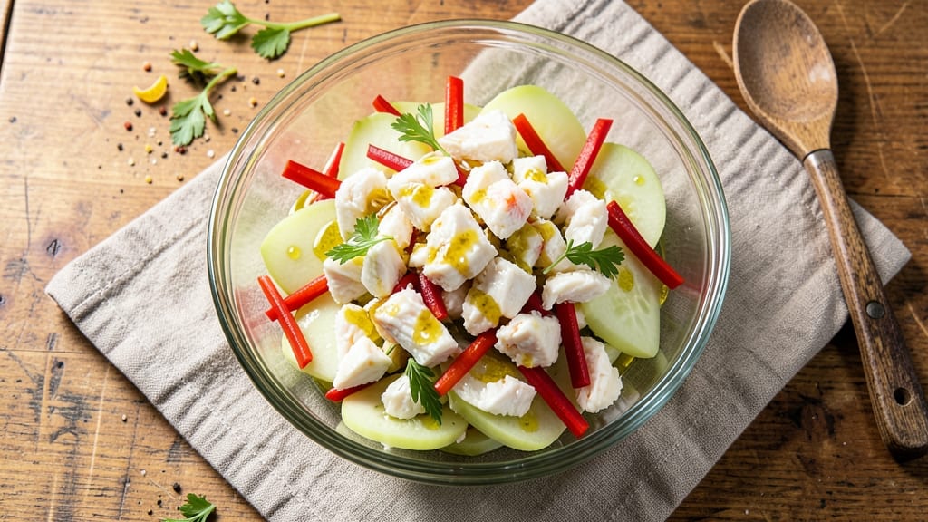 Sweet Crab Salad Recipe: Citrusy Sweetness With Crunchy Celery Crowns