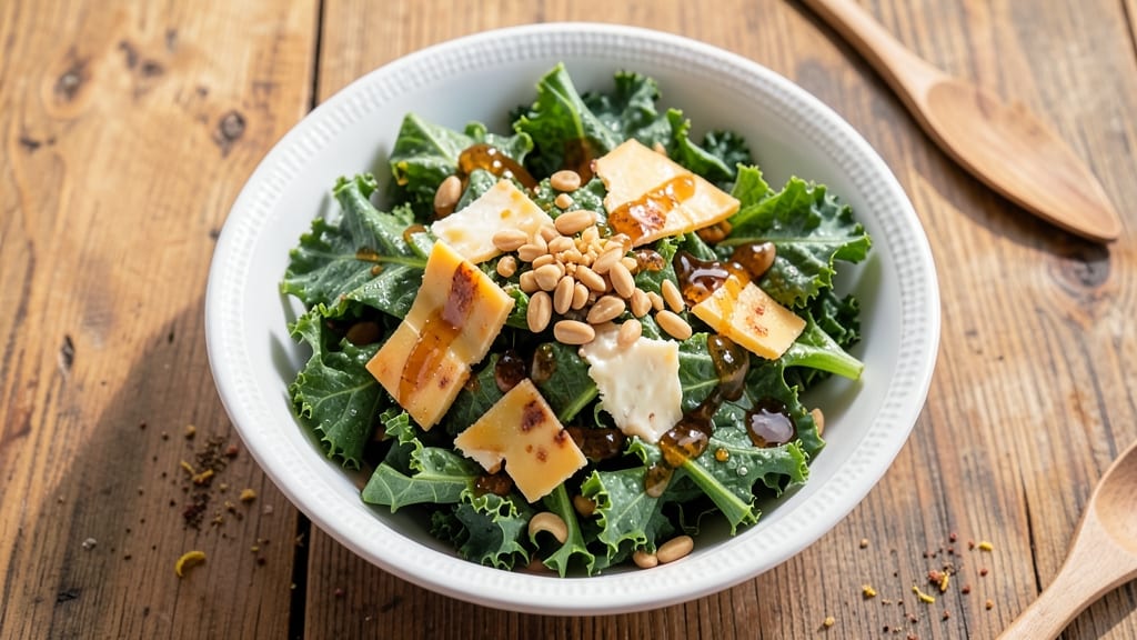Cheddars Kale Salad Recipe: Sharp Cheese and Peppery Greens Fusion
