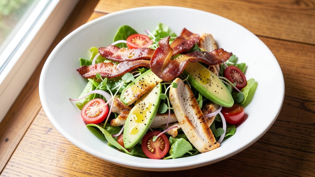 Chicken, Bacon, and Avocado Salad Recipe: Crispy Bites and Creamy Layers in 20 Minutes