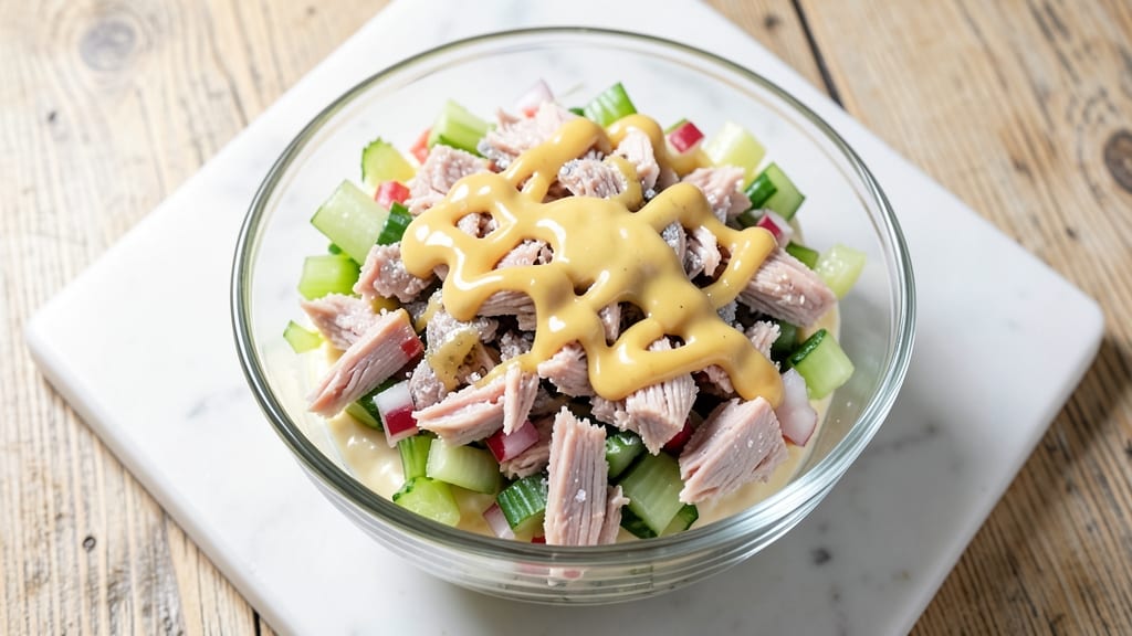 Amazing Tuna Salad Recipe: Crunchy Celery Crowns and Zesty Herb Brightness