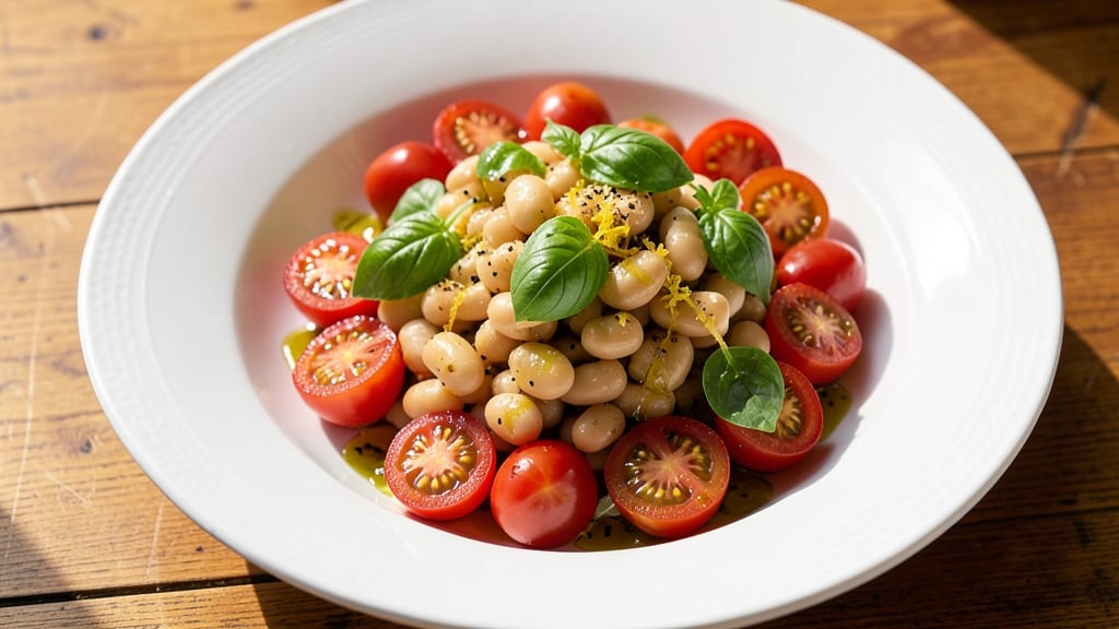 Cherry Tomato and White Bean Salad Recipe: Bright, Herby Bites with Zero Effort