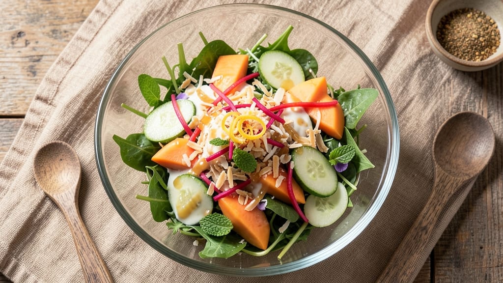 Coconut Salad Recipe: Tropical Crunch Meets Creamy Coconut Bliss