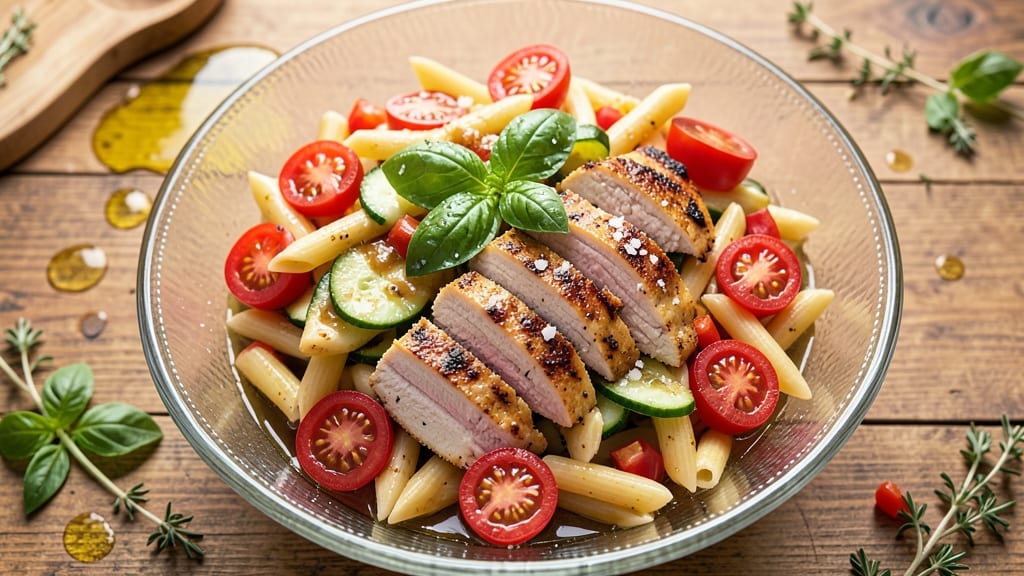 Chicken Pasta Salad With Italian Dressing Recipe: Herb-Infused Dressing That Stays Fresh for Days