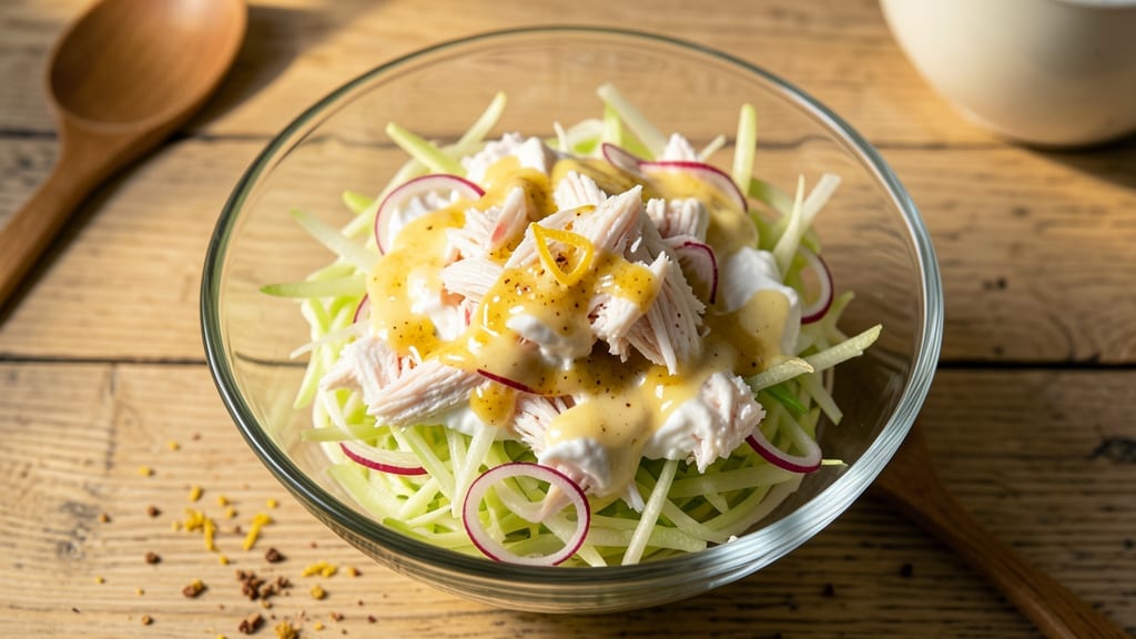 Cold Imitation Crab Salad Recipe: Celery Crown Crunch With Zero-Mayo Creaminess