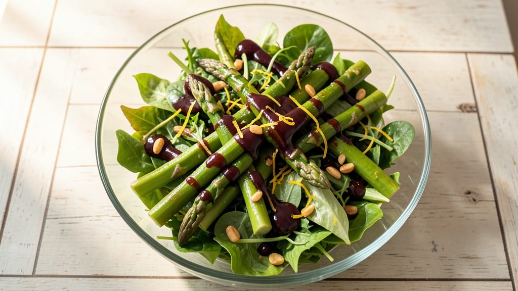 Cold Asparagus Salad Recipe With Balsamic Vinegar: Bright Green Bite With Tangy Crunch