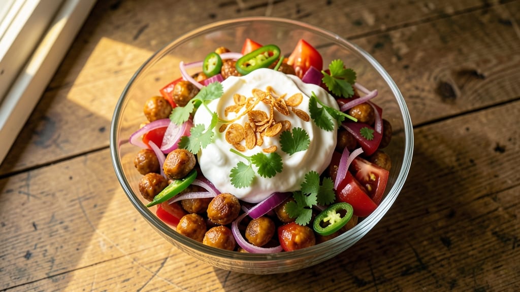 Chana Chaat Salad Recipe: Spiced Chickpea Crunch With Tangy Yogurt Zing