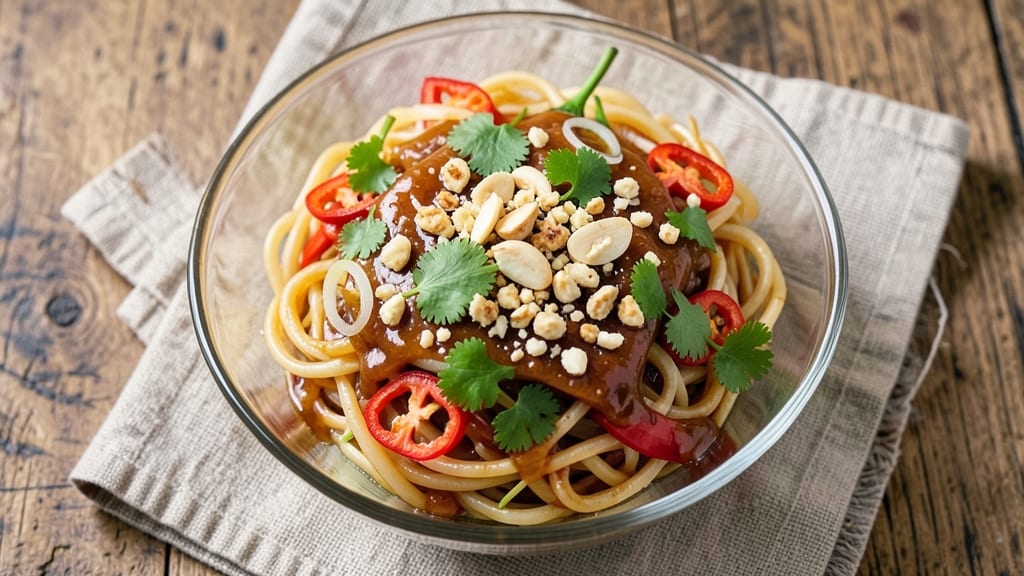 Cold Spicy Thai Noodle Salad Recipe: Zesty Lime and Chili Heat That Stays Crisp