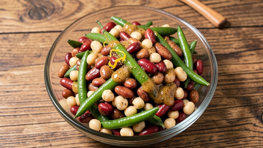 Paula Deen's Three Bean Salad Recipe: Southern-Style Creaminess With Celery Crunch