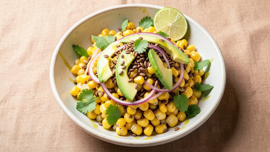 Chilled Corn Salad Recipe: Sweet-Tart Crunch With Herbs and Lime Zing